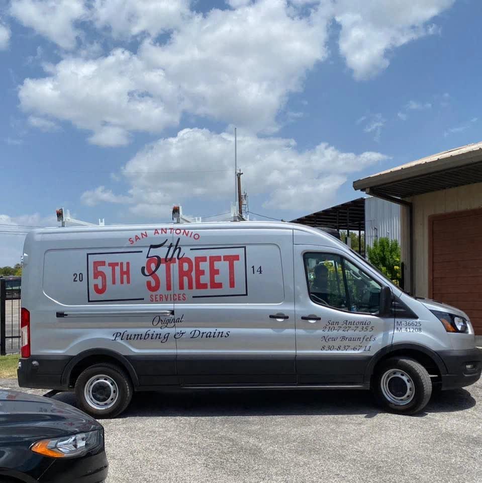 5th Street Services plumbing van in San Antonio